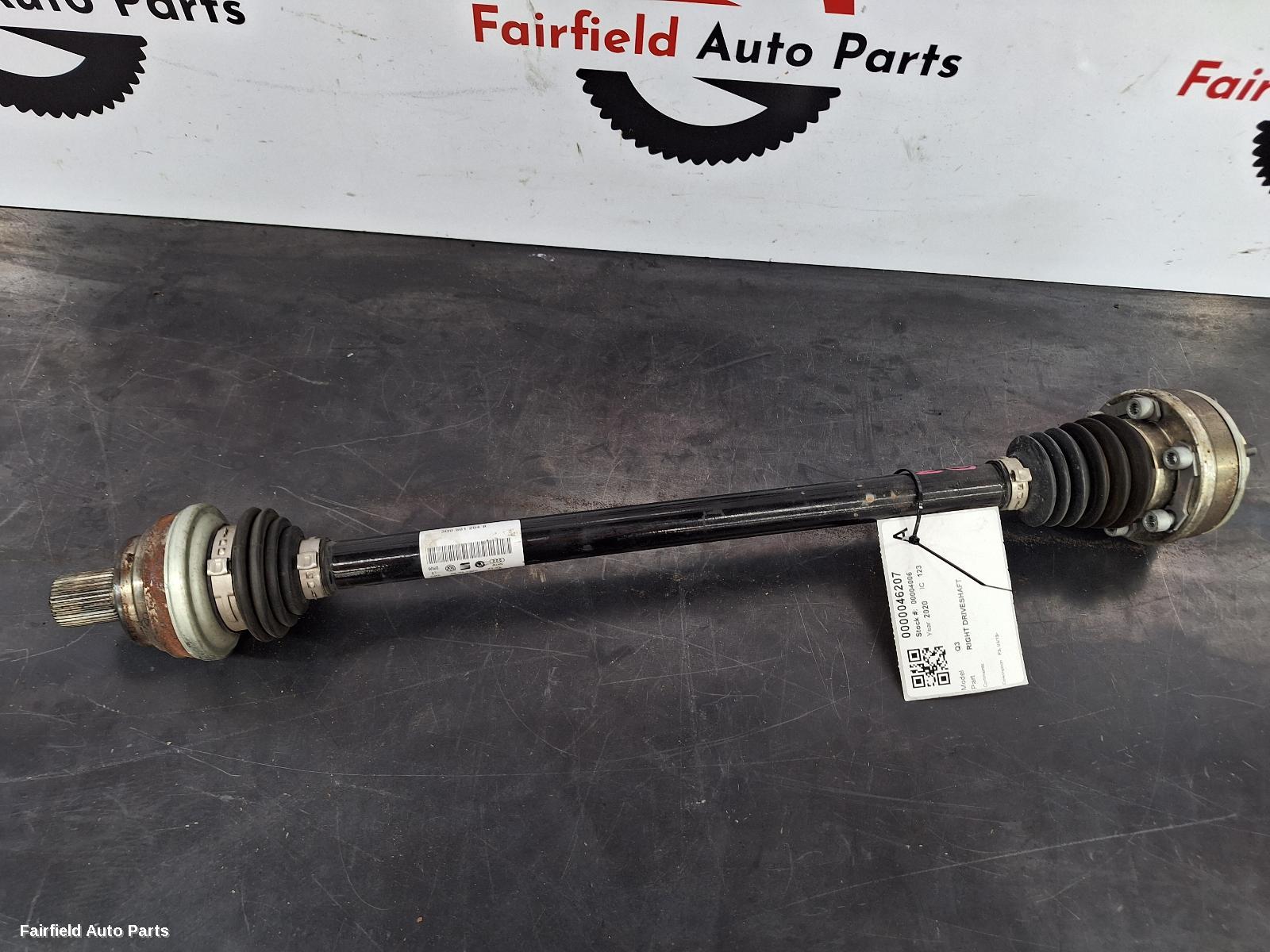 2019-2025 Audi Q3 Right Driveshaft