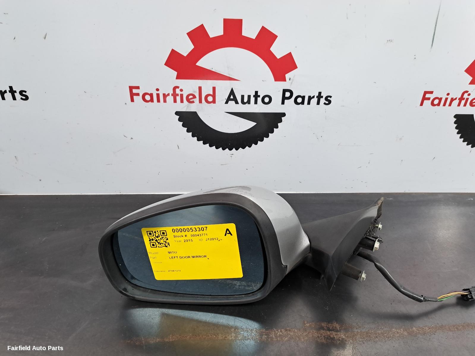 2009-2016 Alfa Romeo Mito Left Door Mirror