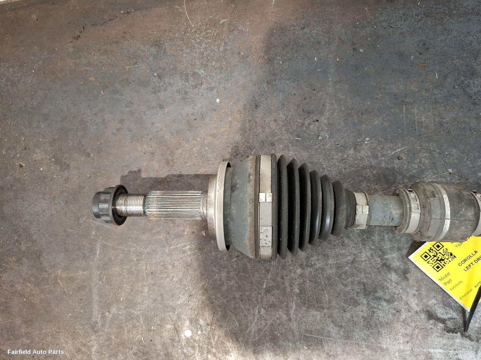 2018-2026 Toyota Corolla Left Driveshaft