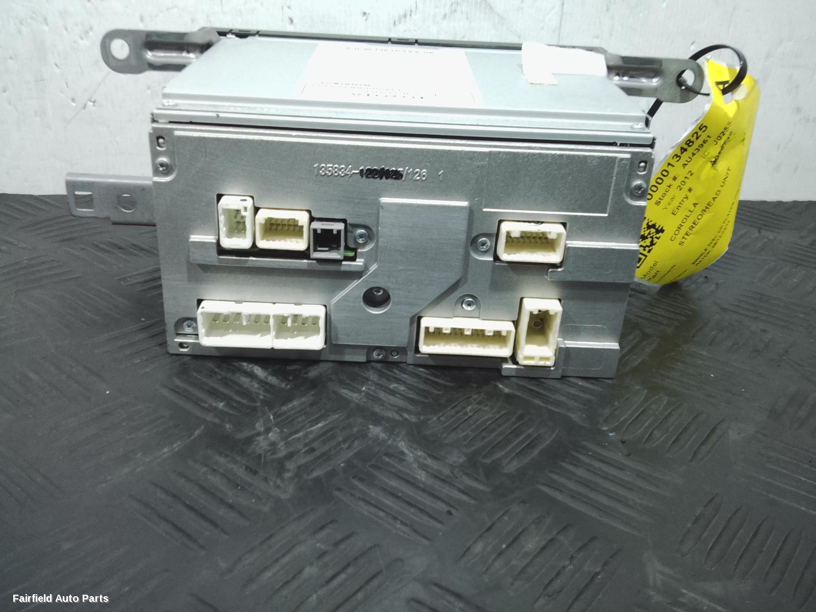 2012-2015 Toyota Corolla Radio Cd Dvd Sat Tv