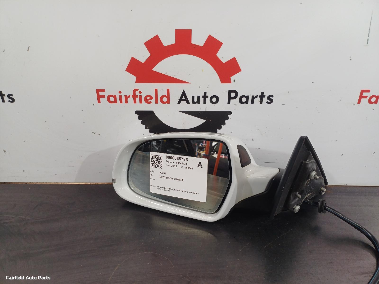 2009-2016 Audi A5 Left Door Mirror