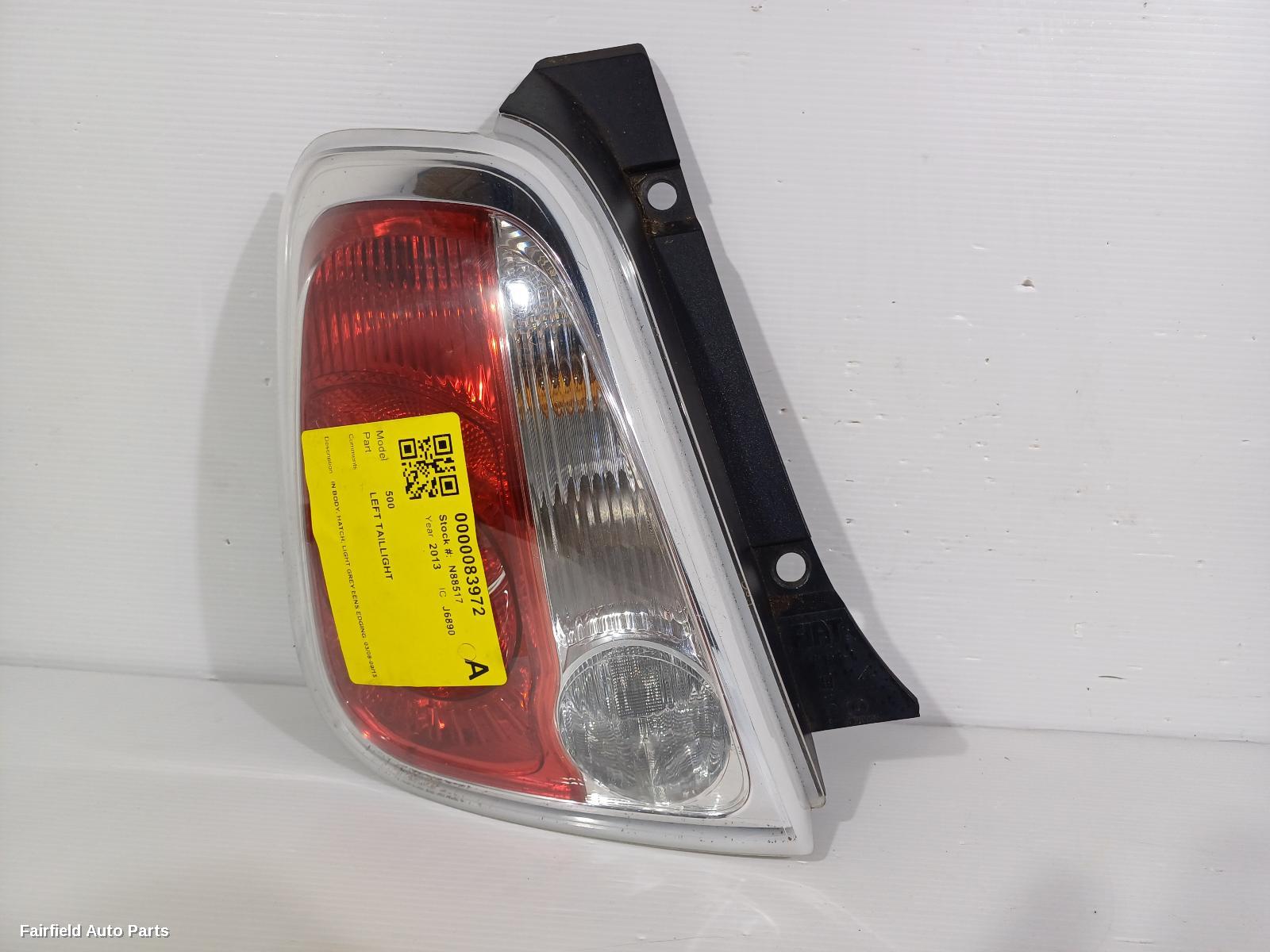2008-2015 Fiat 500 Left Taillight