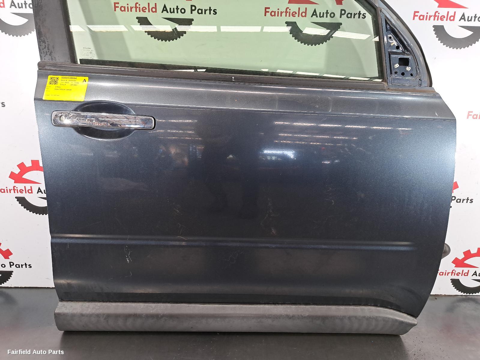 2007-2013 Nissan Xtrail Right Front Door