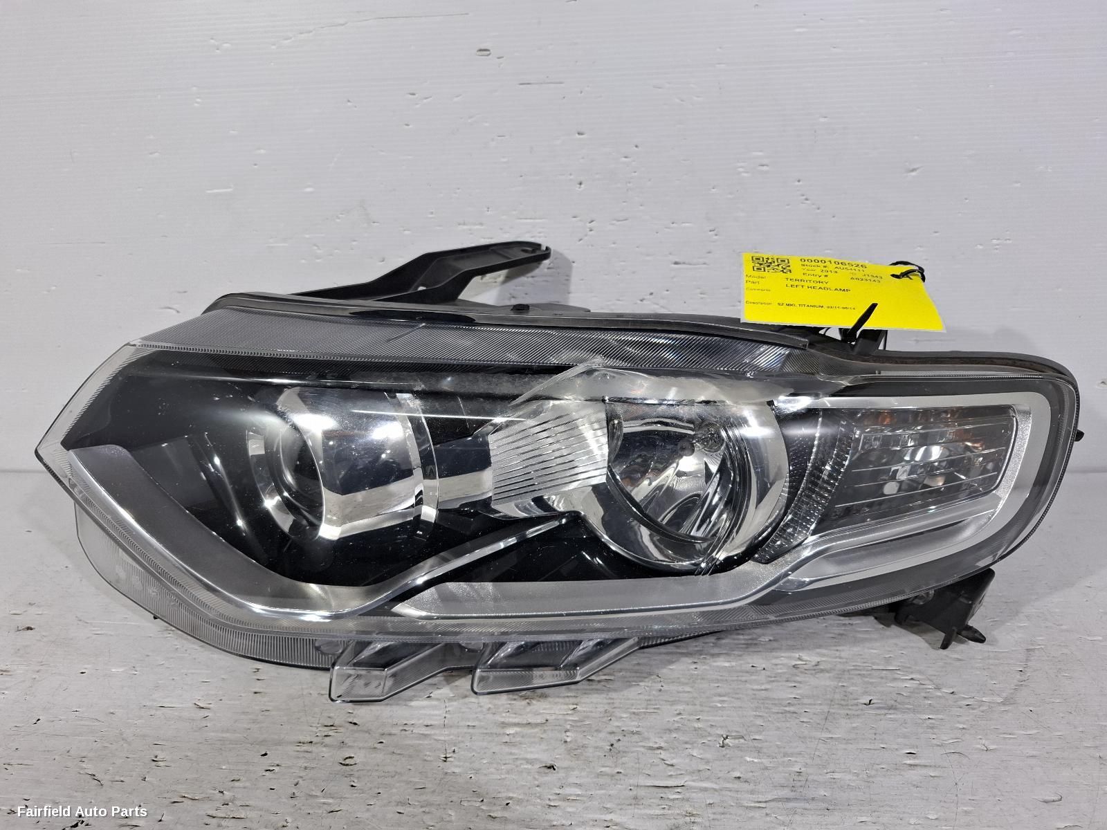 2011-2014 Ford Territory Left Headlamp