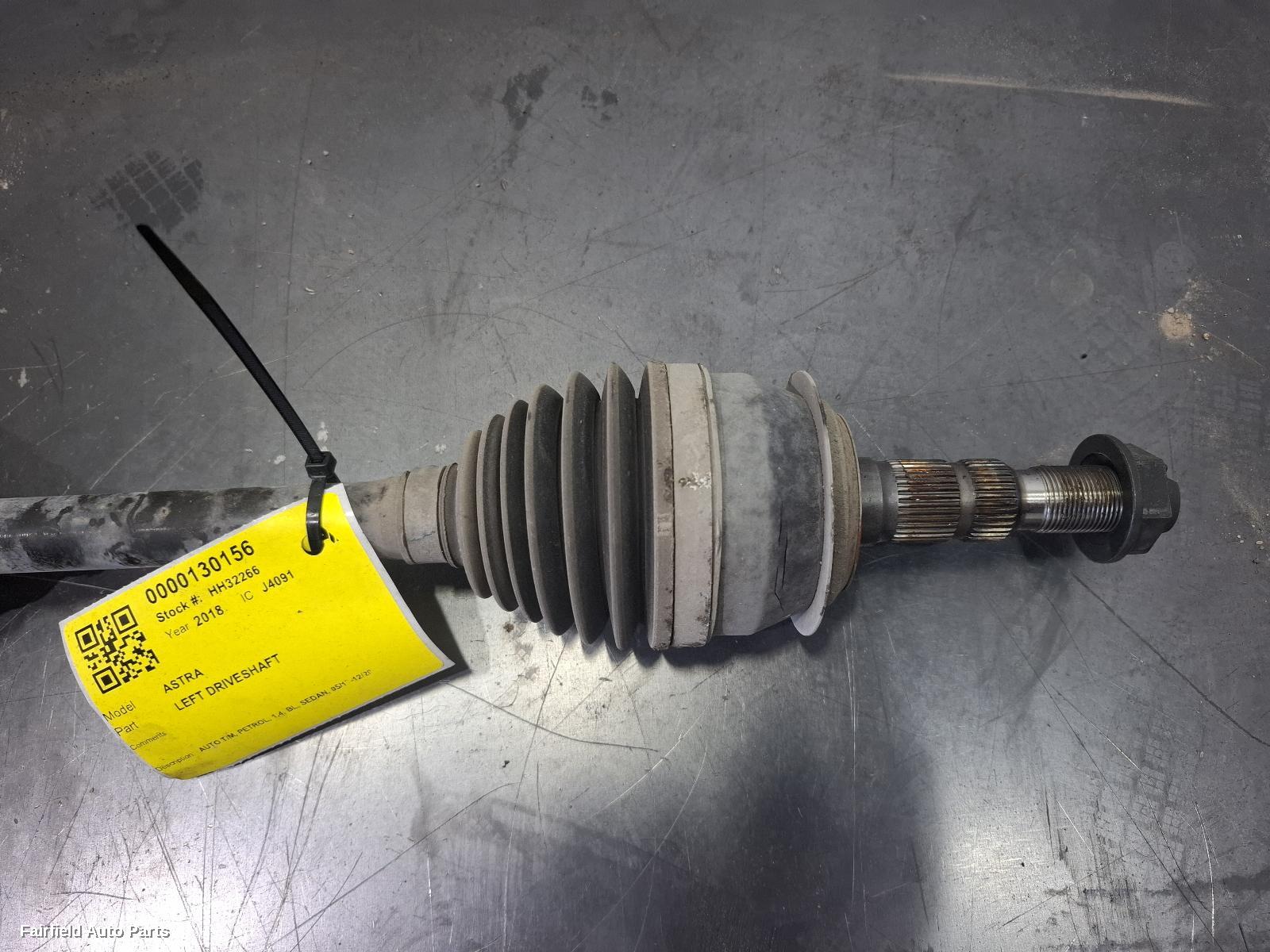 2017-2020 Holden Astra Left Driveshaft