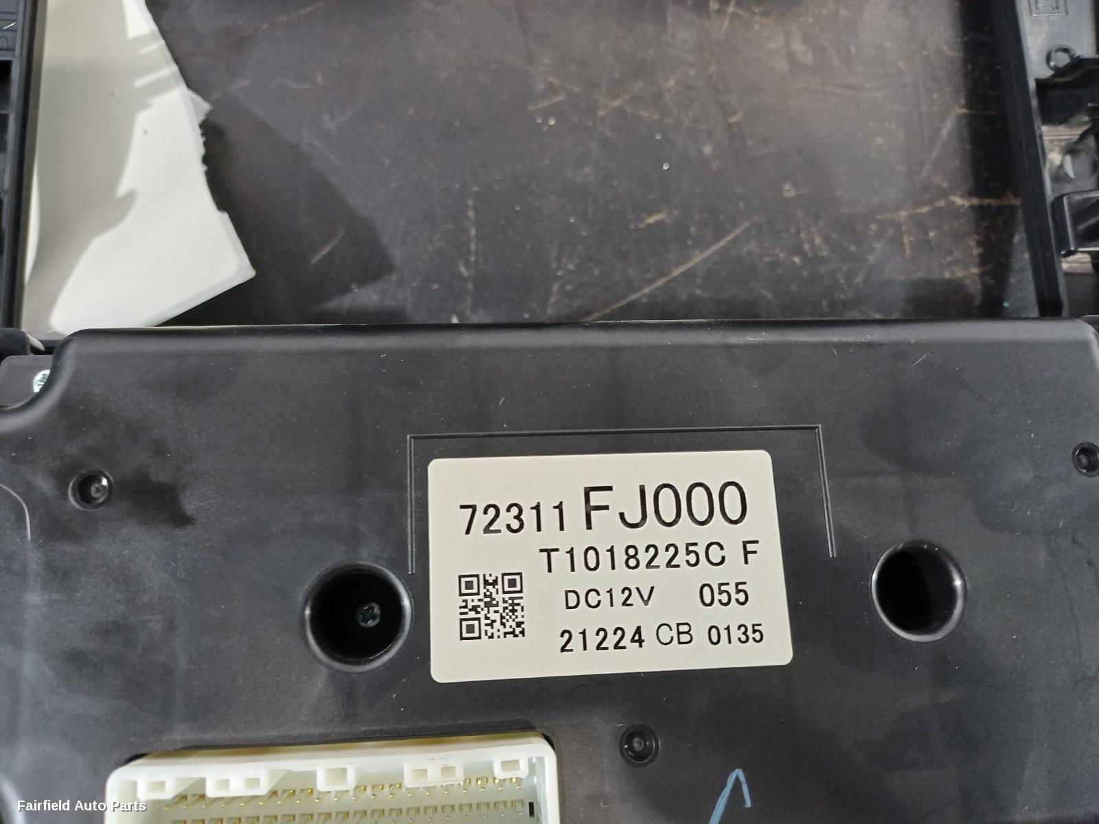 2011-2016 Subaru Impreza Heater Ac Controls