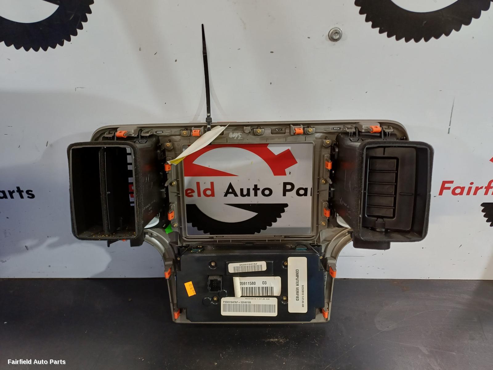 2013-2016 Jeep Grandcherokee Radio Cd Dvd Sat Tv
