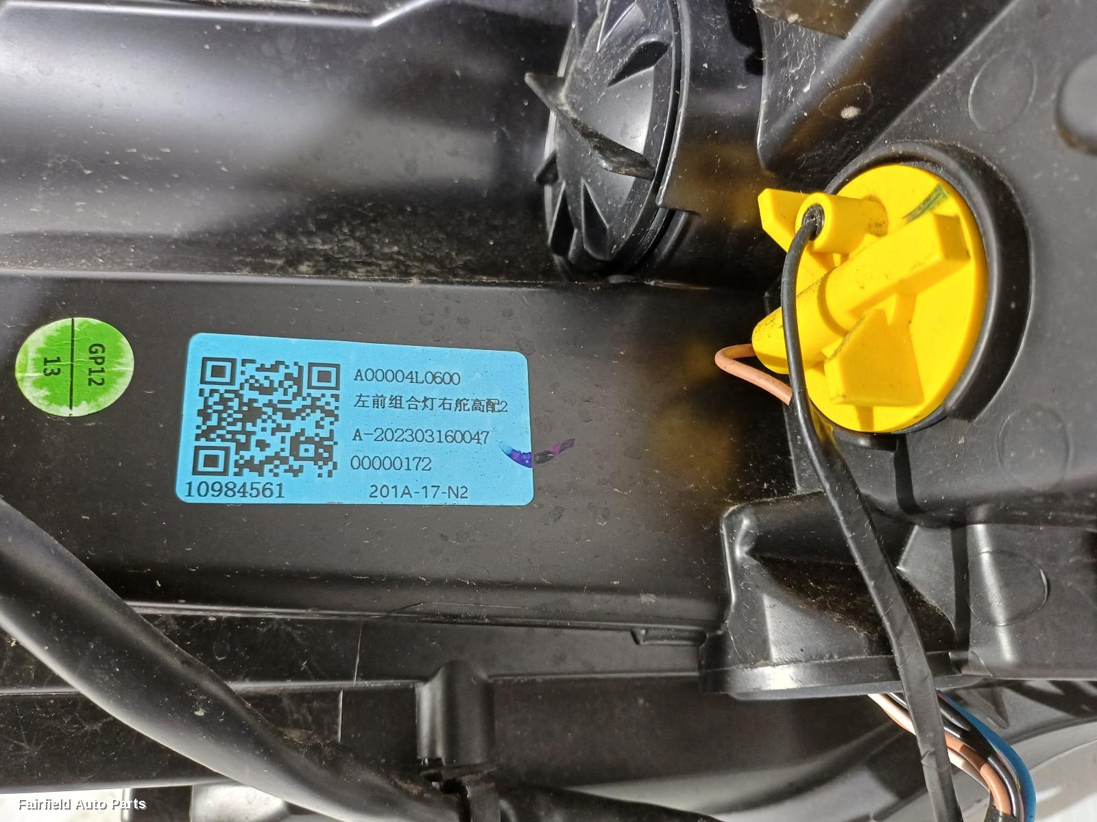 2017-2024 Mg Zs Left Headlamp