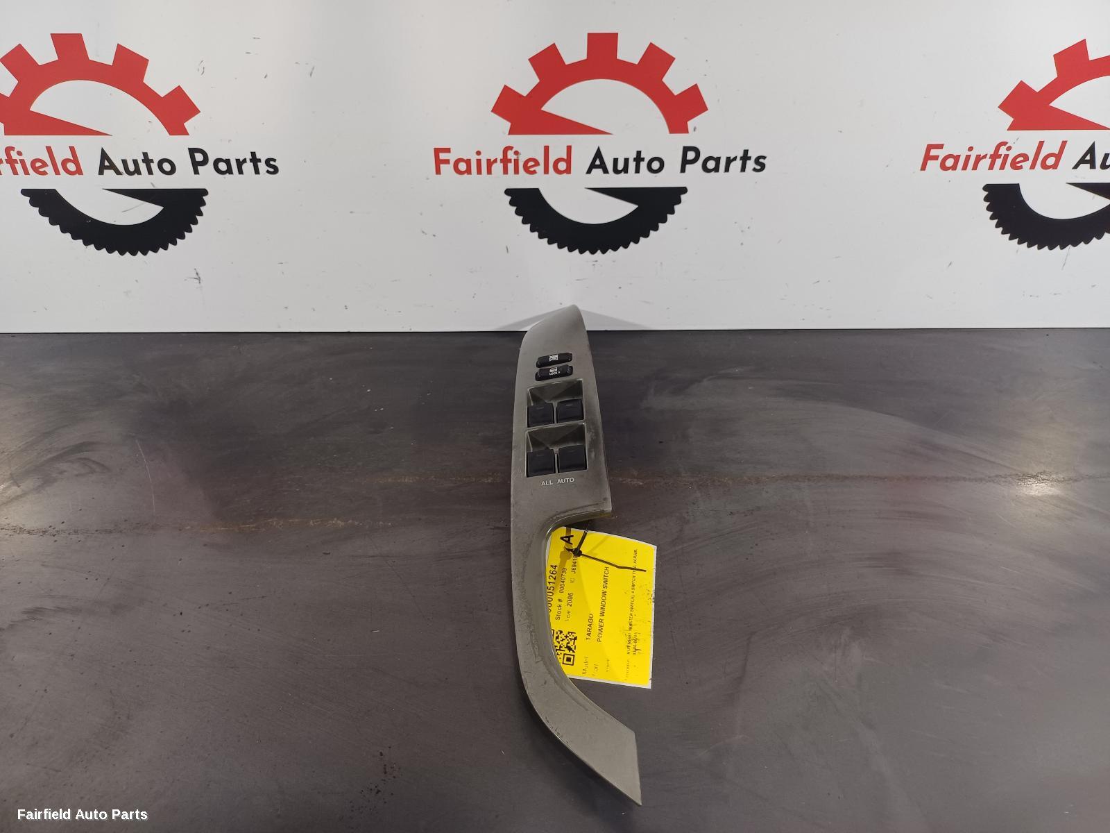 2006-2007 Toyota Tarago Pwr Dr Wind Switch