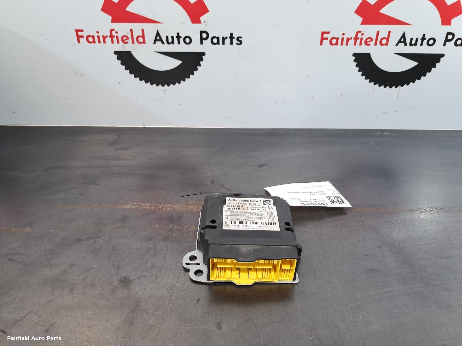 2017-2020 Mercedes Gla Class Airbag Module Sensor