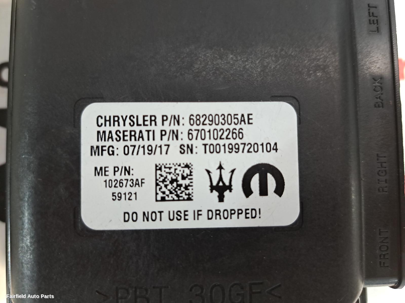 2016-2024 Maserati Levante Ecu