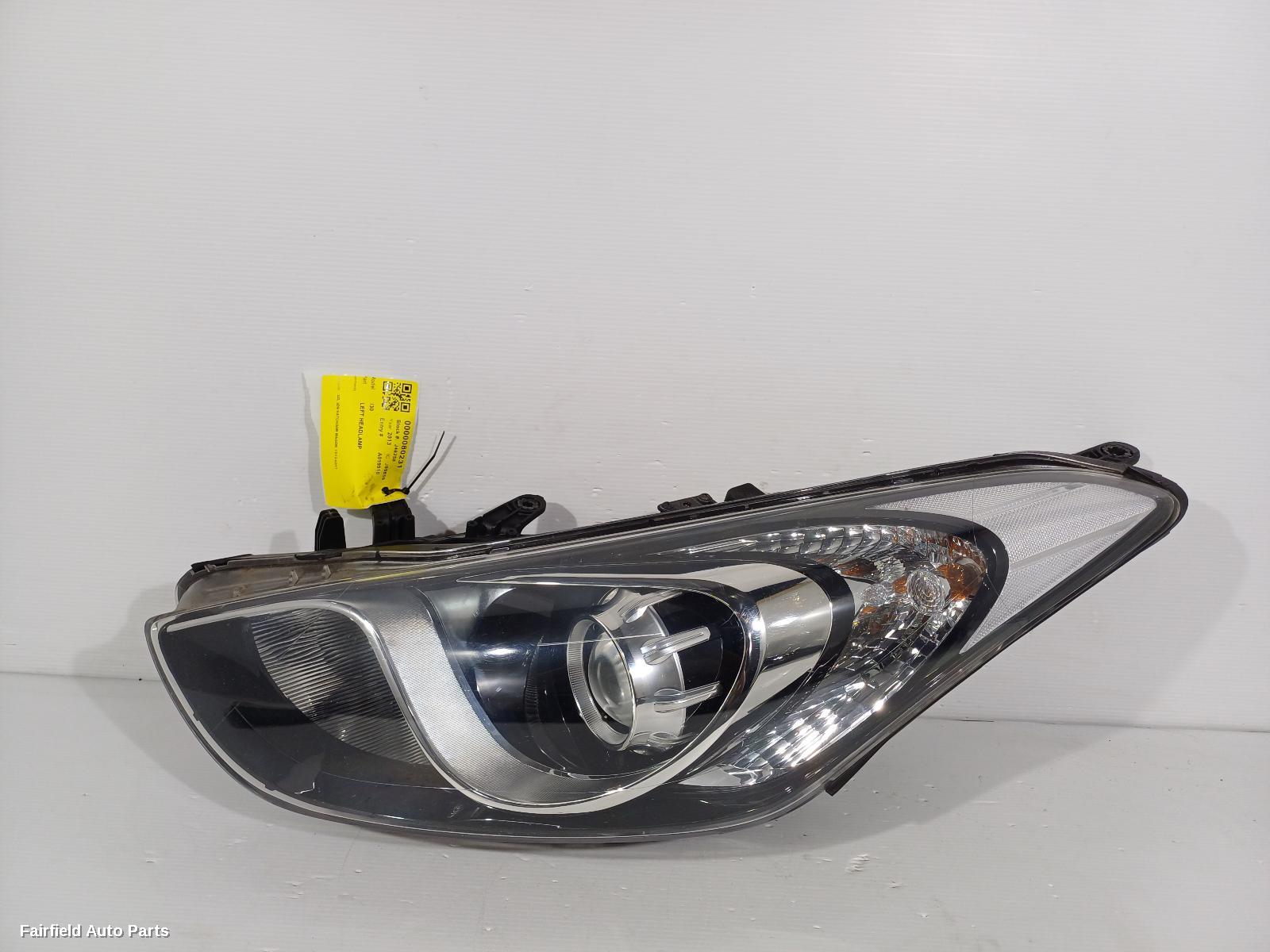 2012-2017 Hyundai I30 Left Headlamp