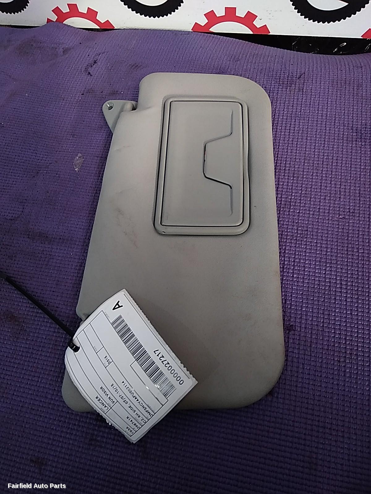 2007-2015 Mitsubishi Lancer Sunvisor