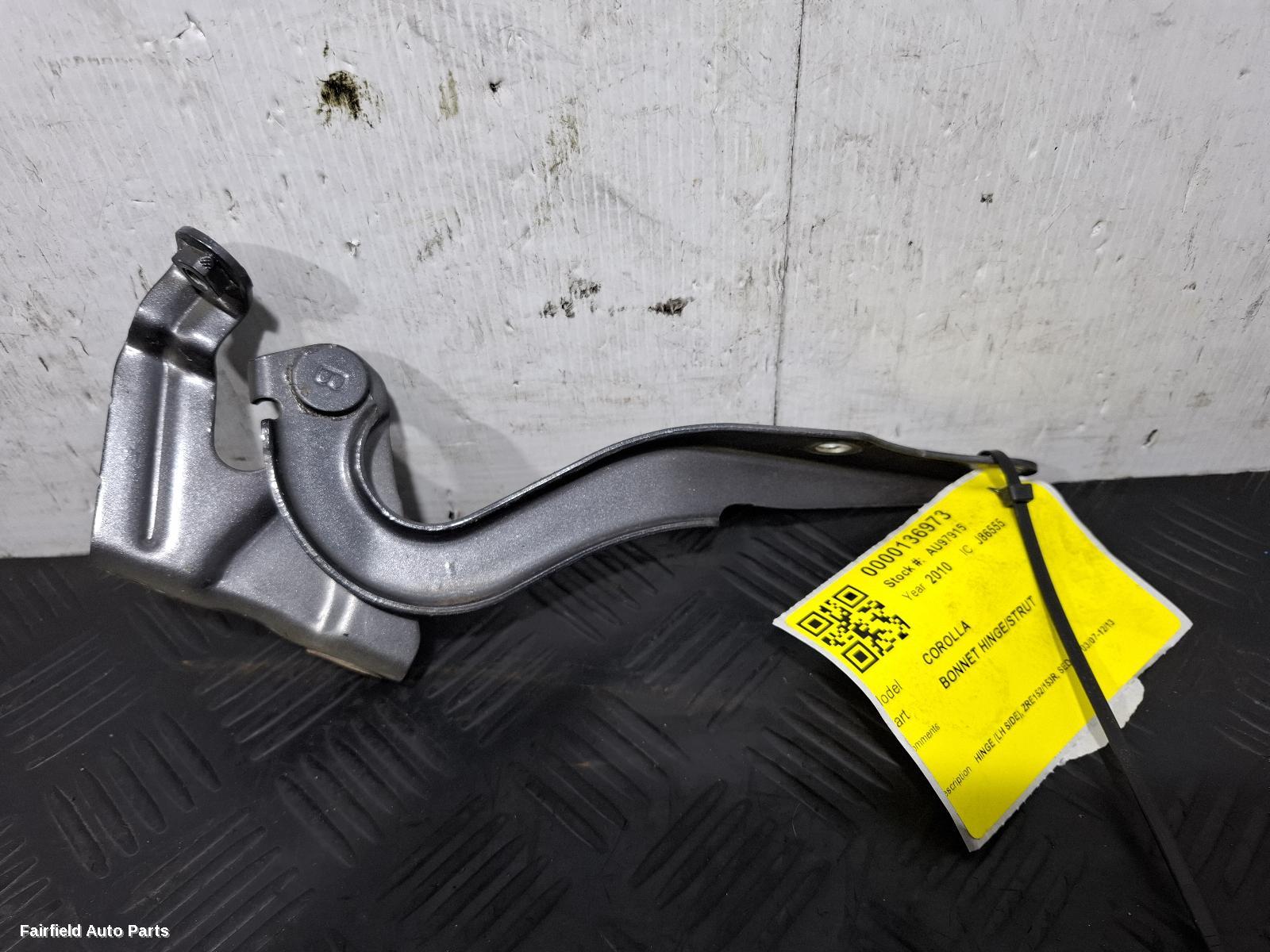 2007-2013 Toyota Corolla Bonnet Hinge Strut