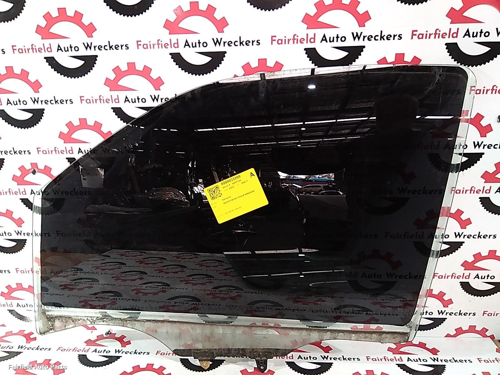 2005-2015 Nissan Navara Right Front Door Window