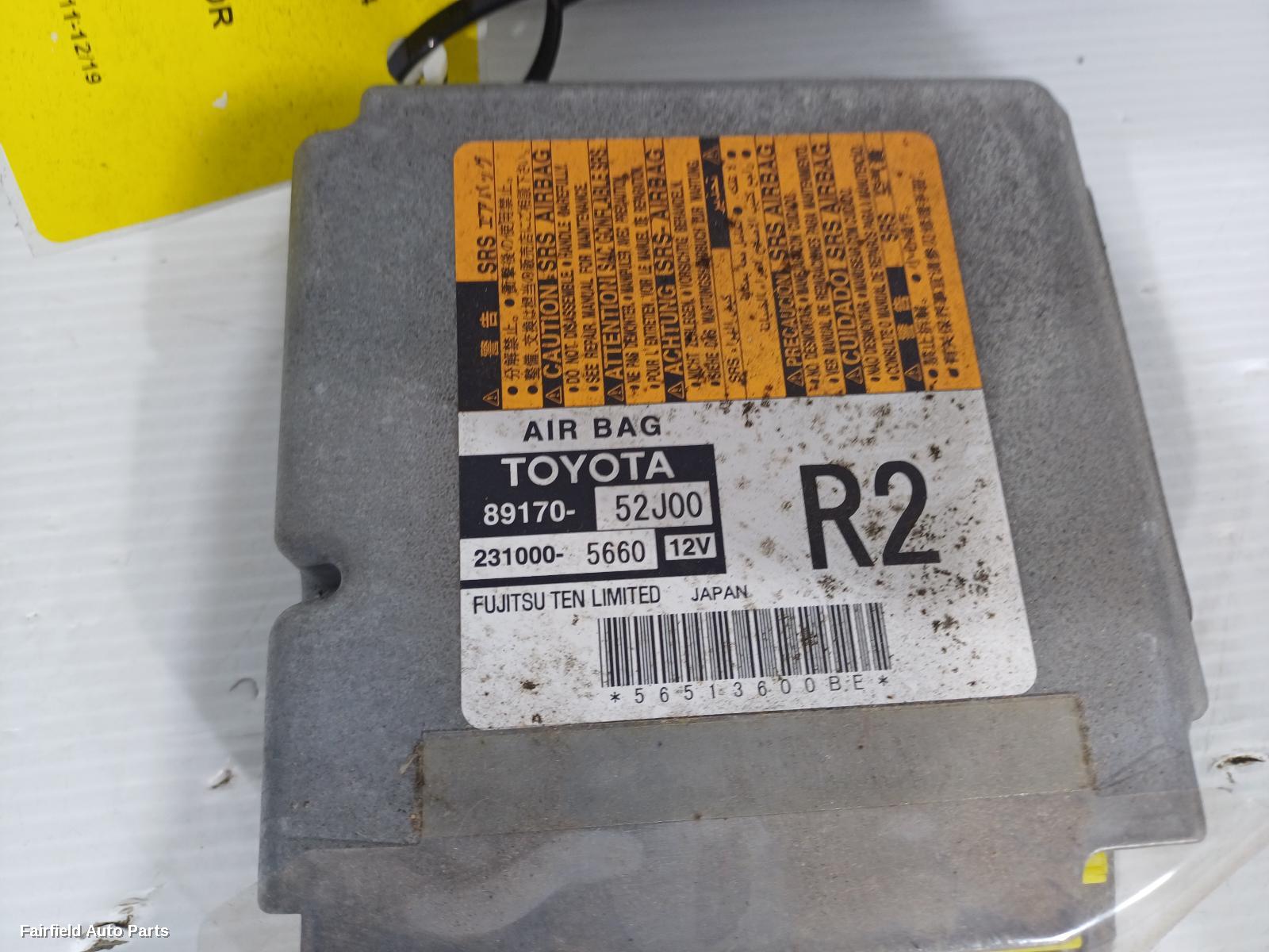 2011-2019 Toyota Yaris Airbag Module Sensor