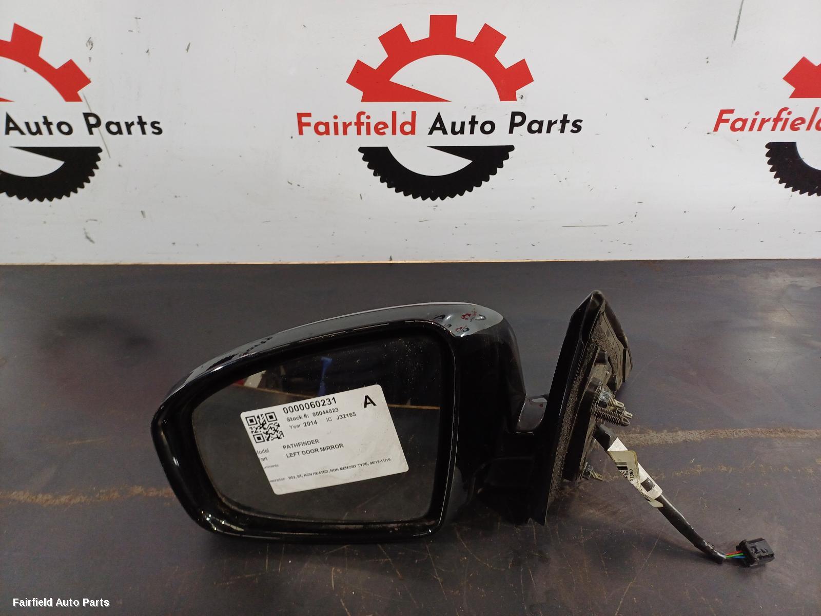 2013-2016 Nissan Pathfinder Left Door Mirror