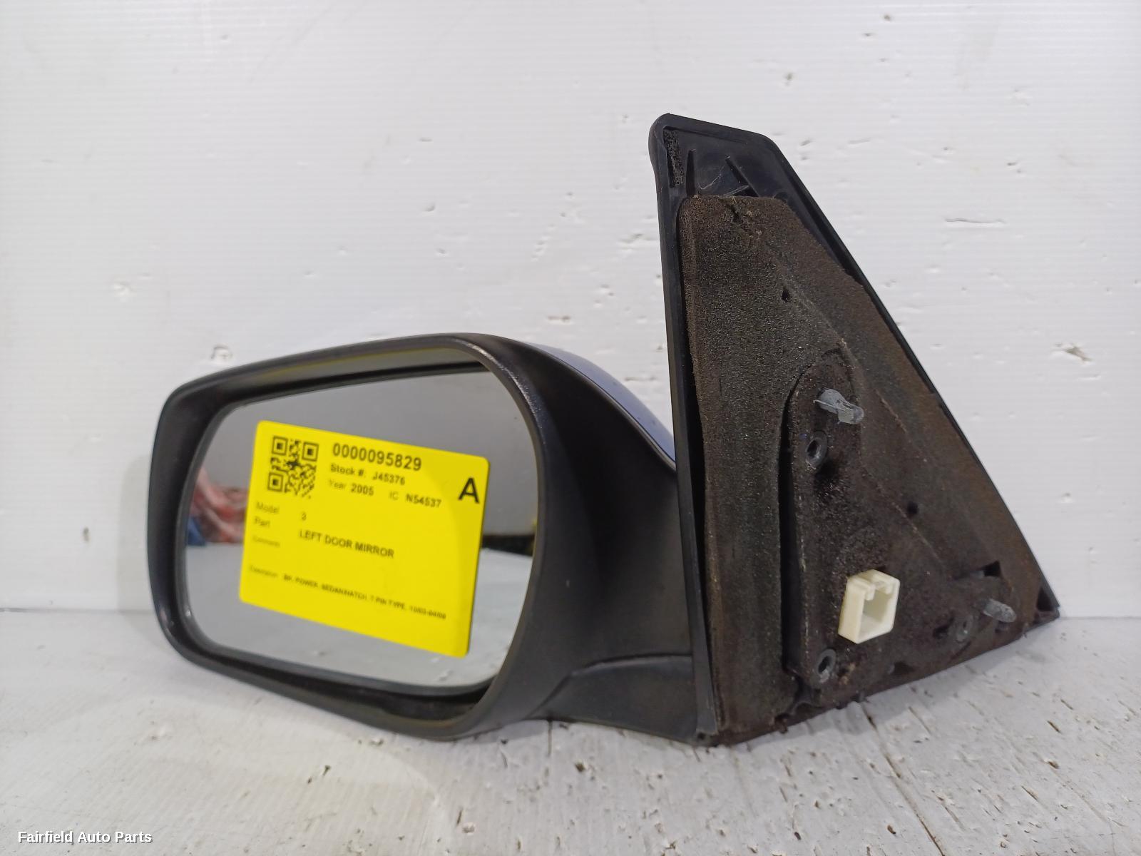 2003-2009 Mazda 3 Left Door Mirror