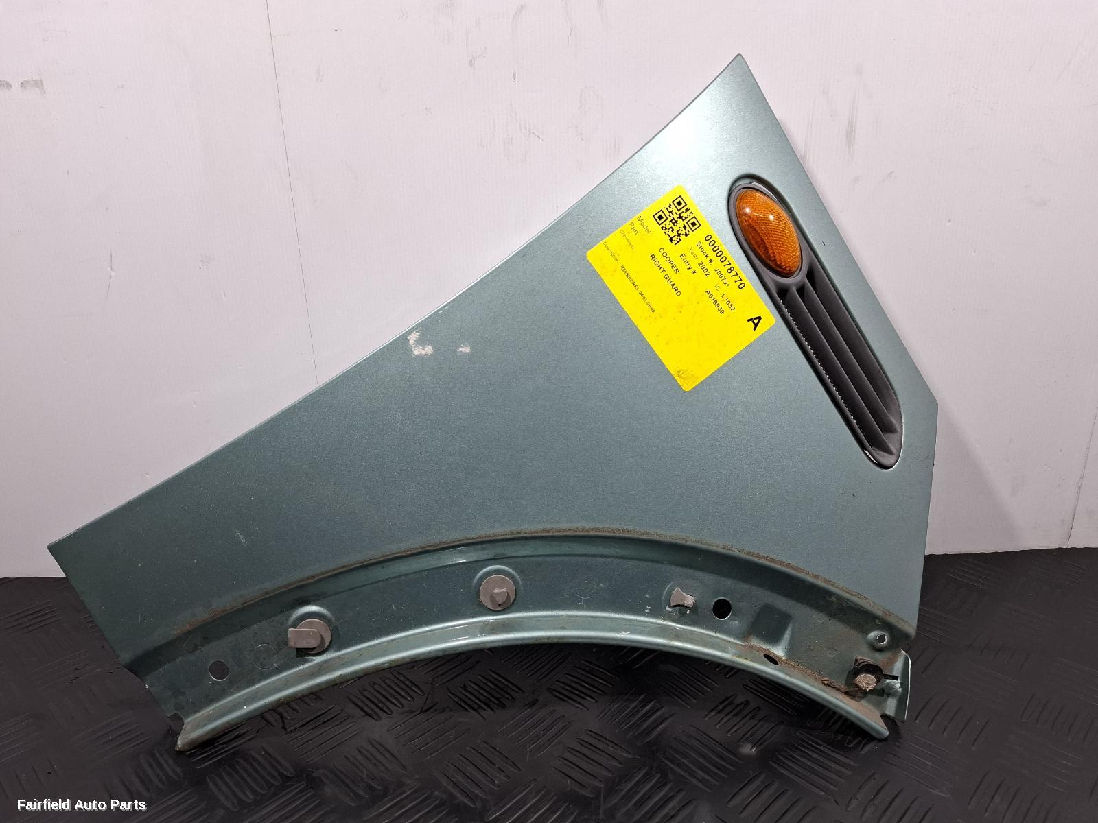 2001-2008 Mini Cooper Right Guard