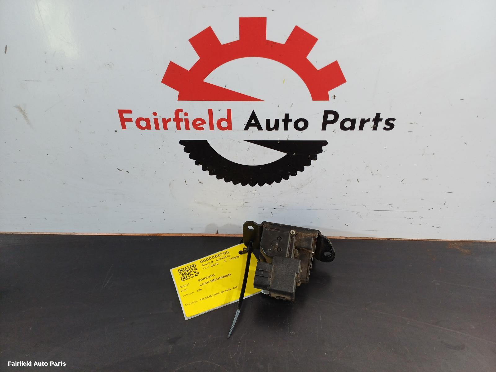 2009-2014 Kia Sorento Door Boot Gate Lock