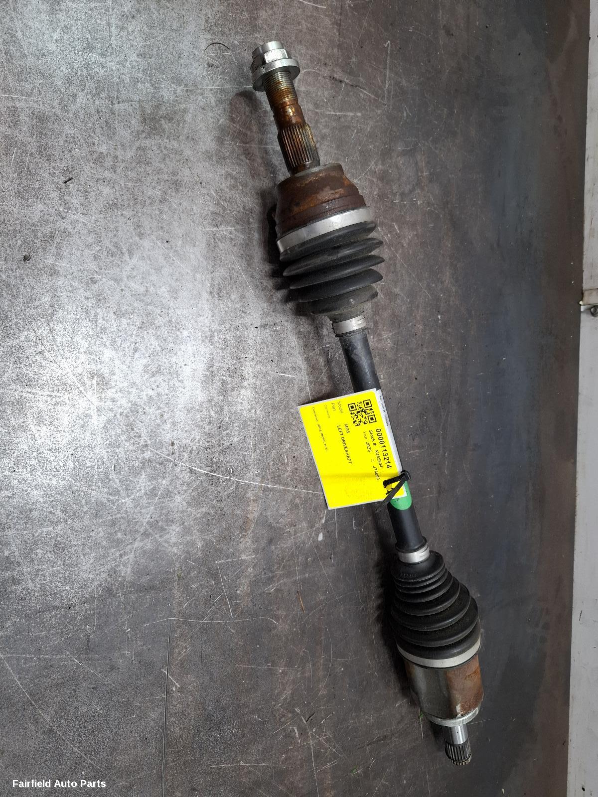 2023-2024 Mg Mg5 Left Driveshaft
