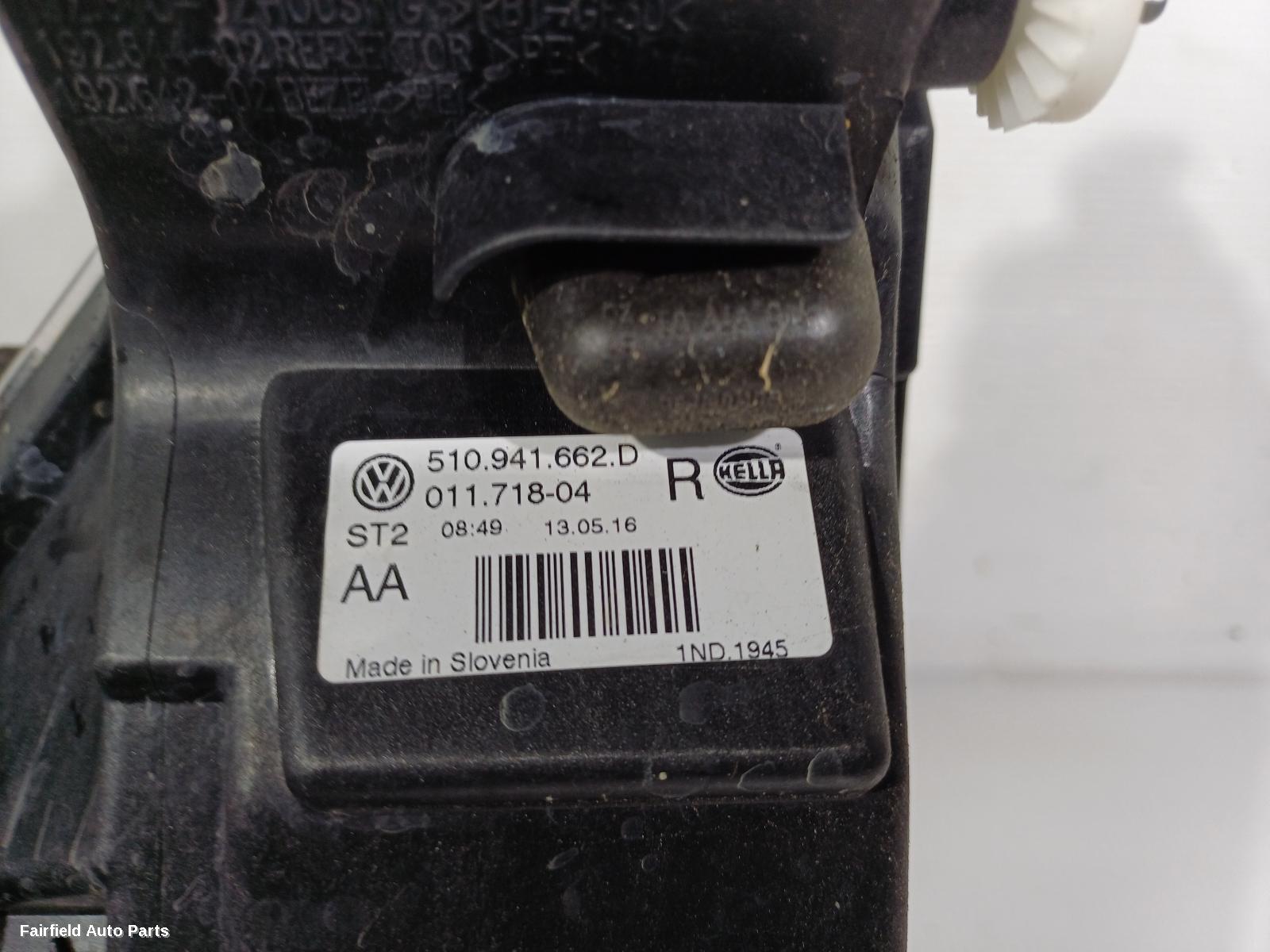 2015-2017 Volkswagen Golf Right Indicator Fog Side