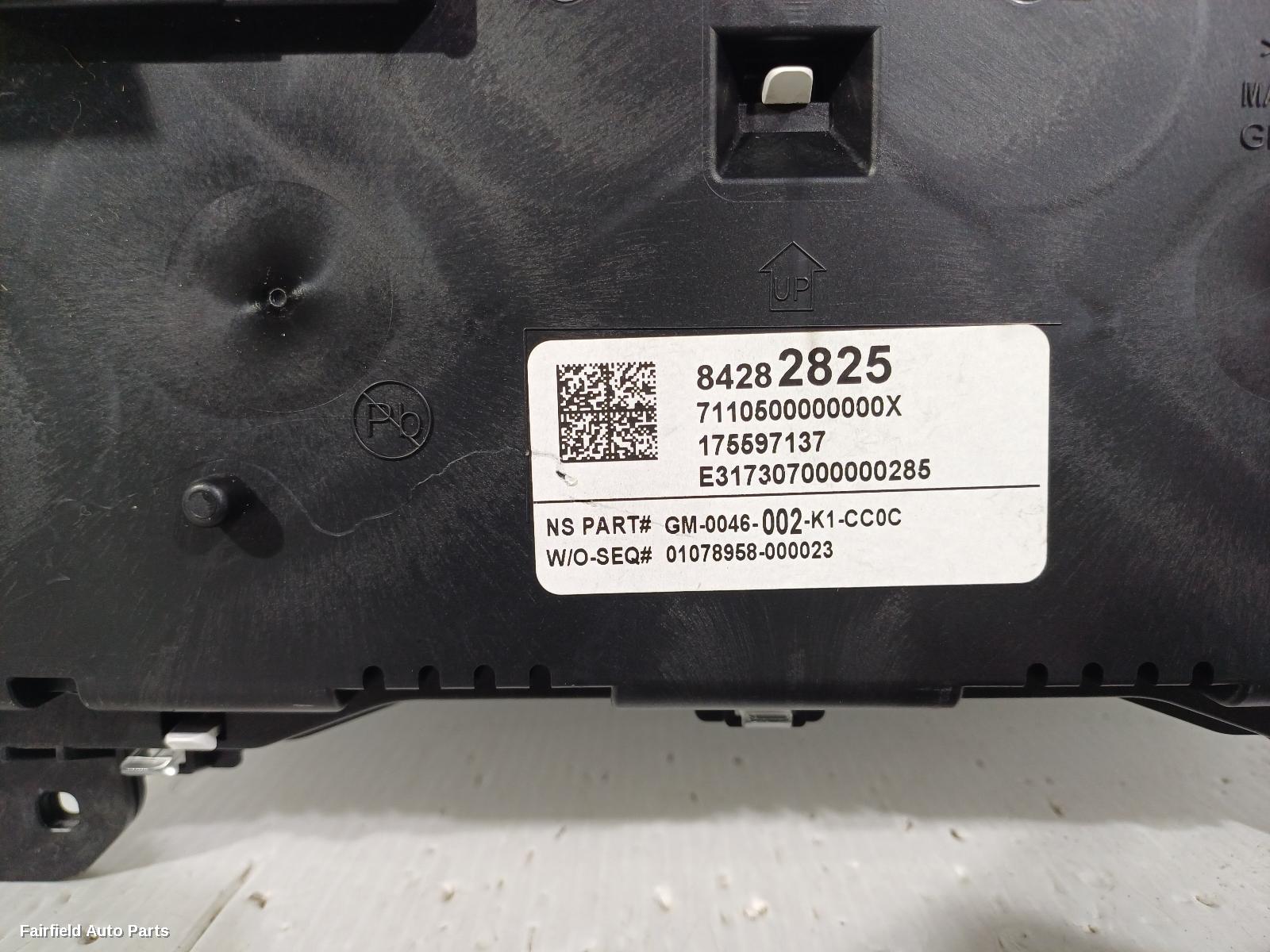 2017-2020 Holden Equinox Instrument Cluster