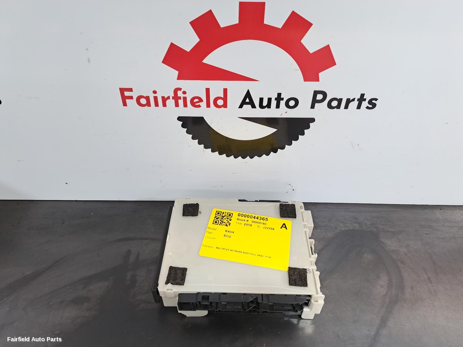 2018-2025 Toyota Rav4 Ecu