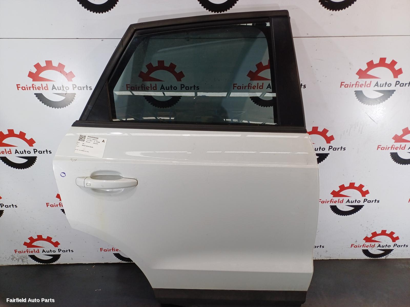 2012-2018 Audi Q3 Right Rear Door Sliding