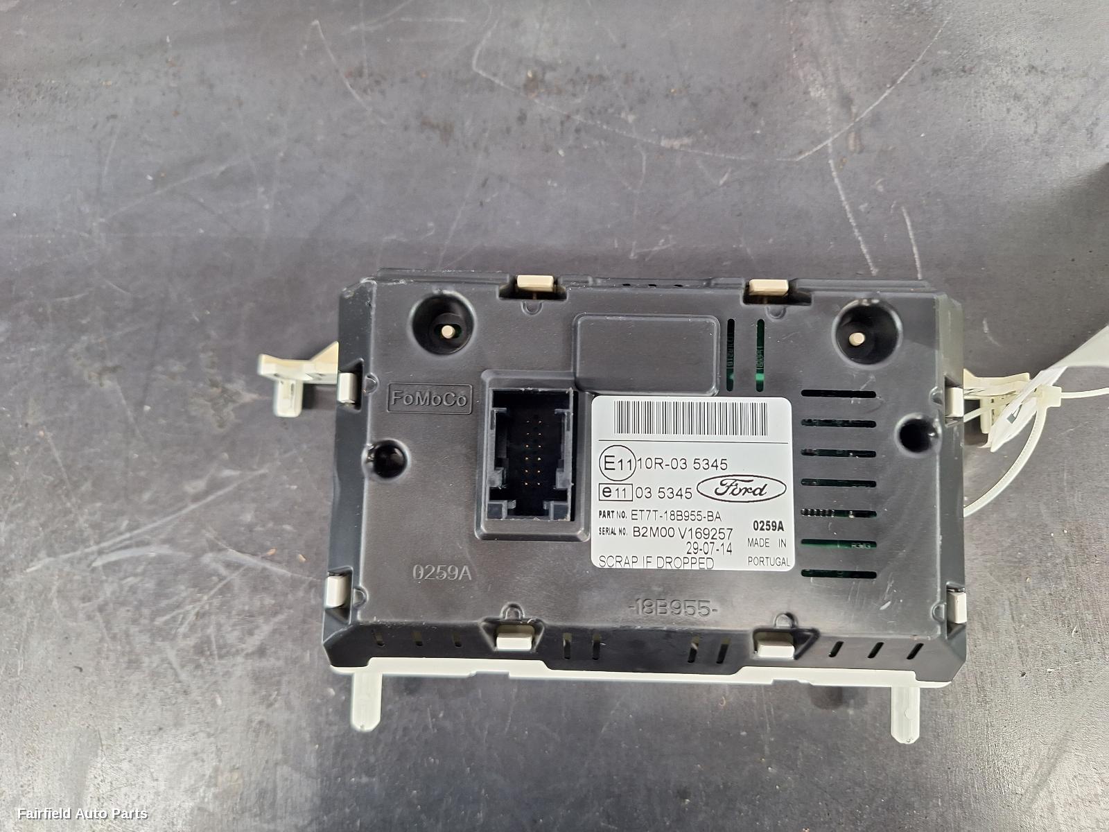 2013-2019 Ford Fiesta Radio Cd Dvd Sat Tv