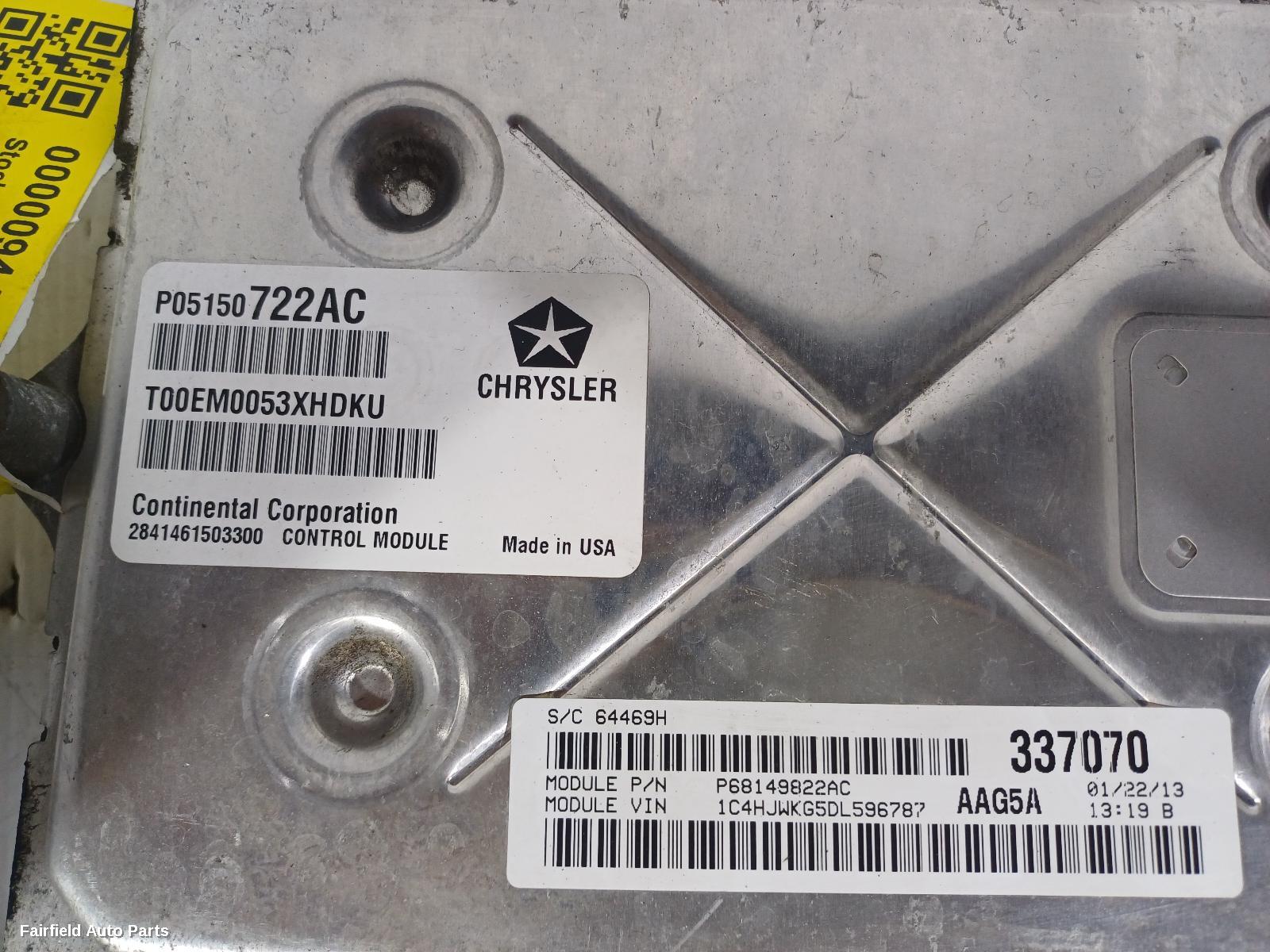 2012-2018 Jeep Wrangler Ecu