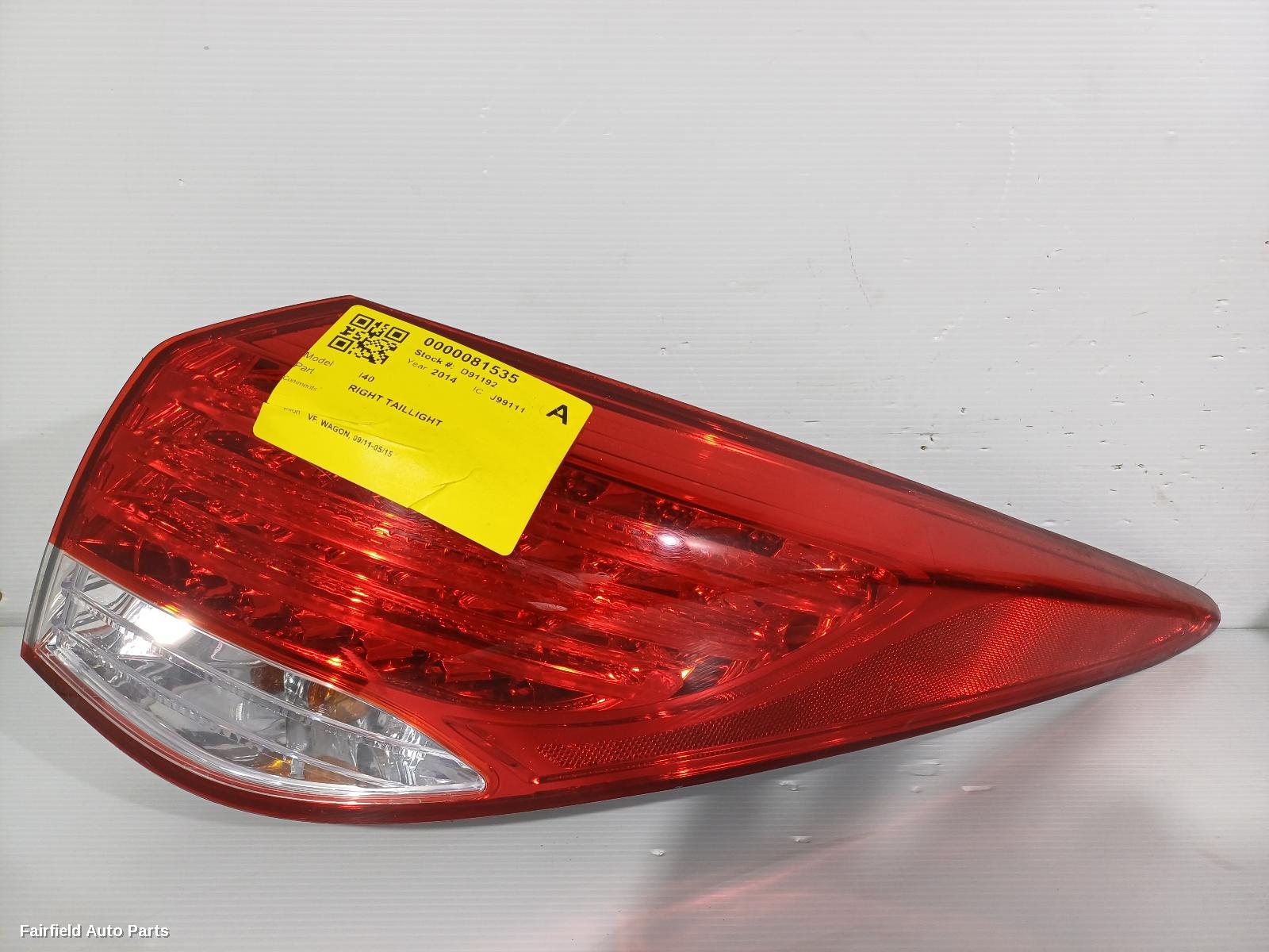 2011-2015 Hyundai I40 Right Taillight
