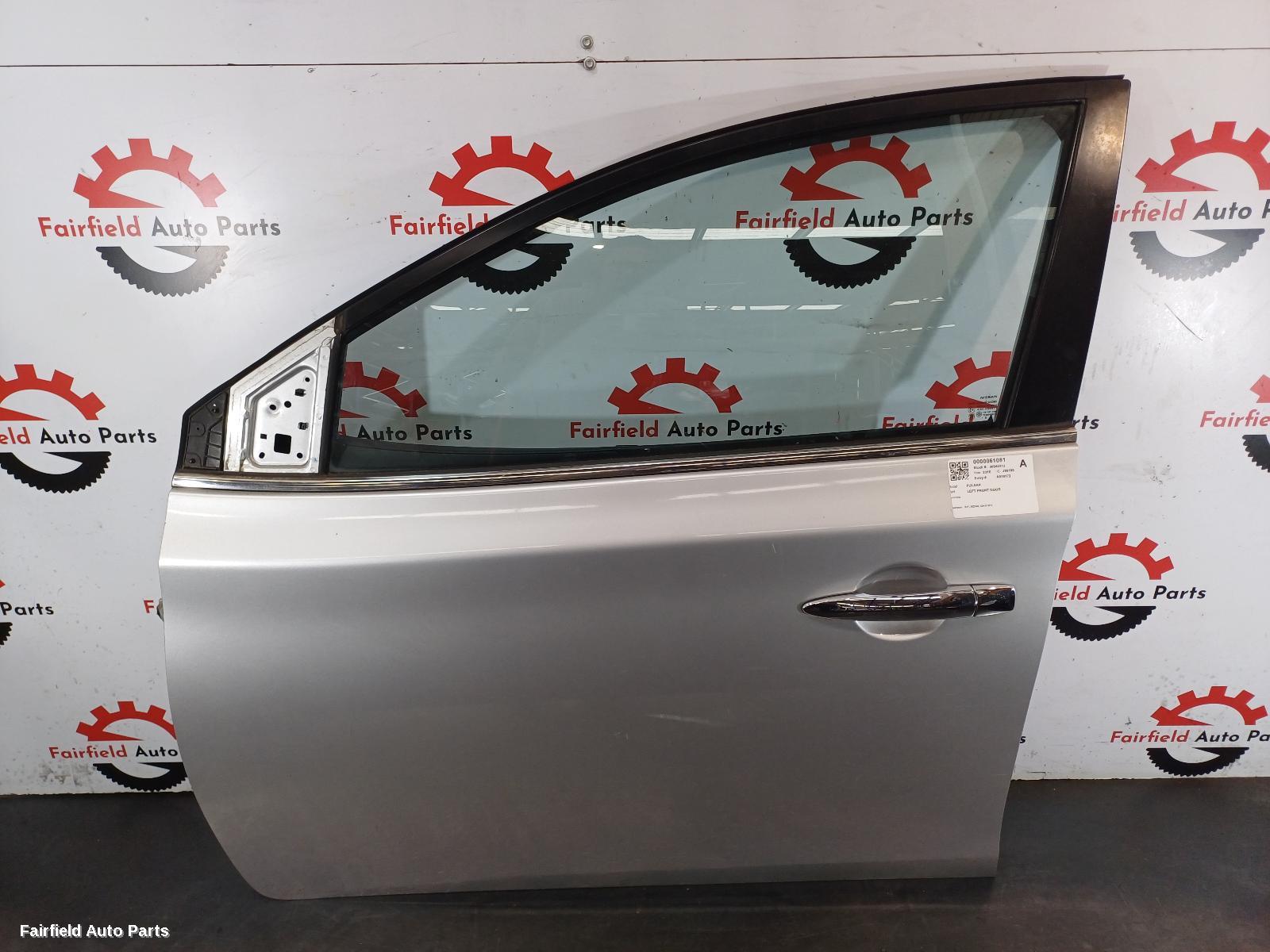 2012-2017 Nissan Pulsar Left Front Door