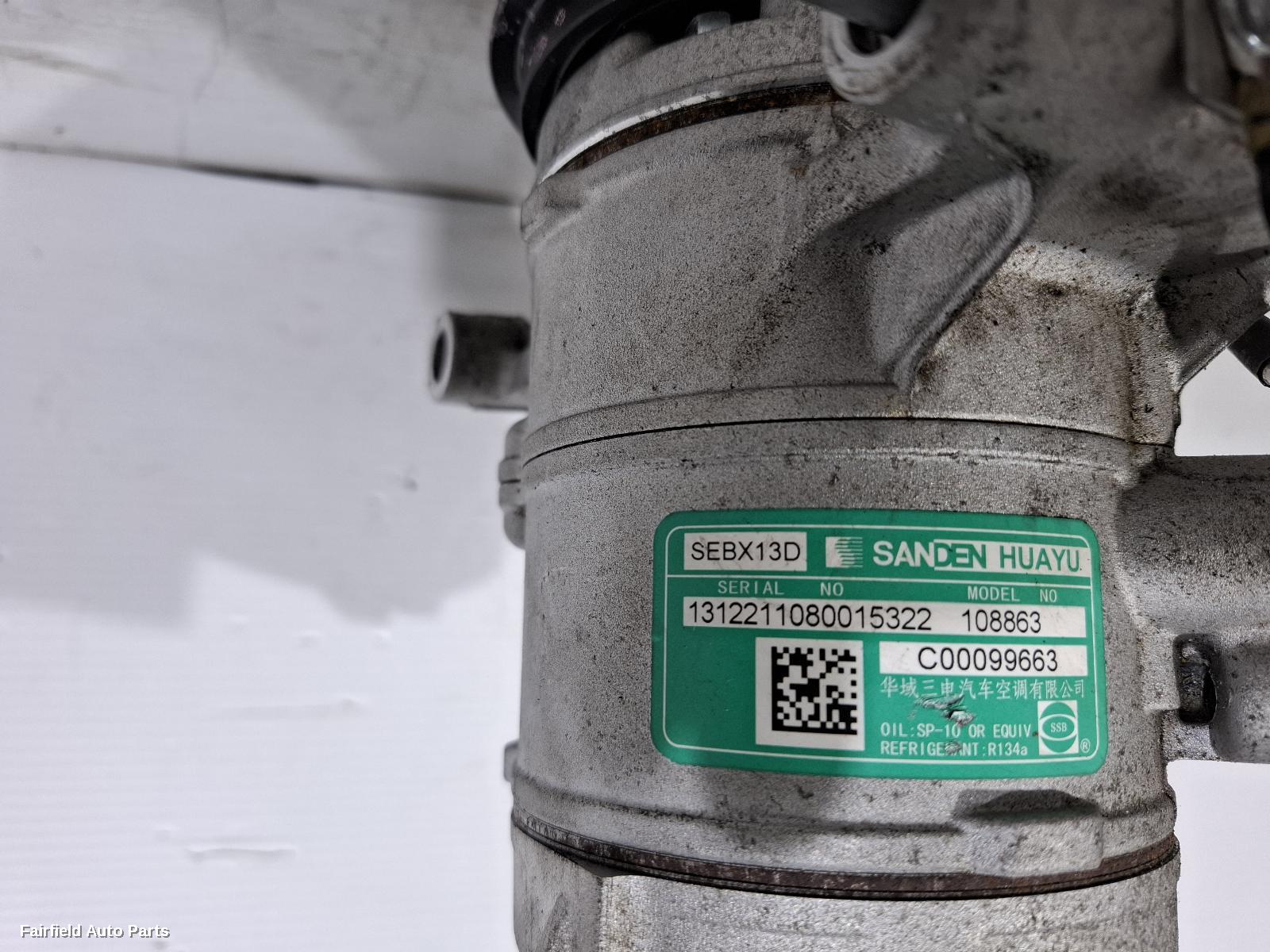 2021-2025 Ldv T60 A C Compressor