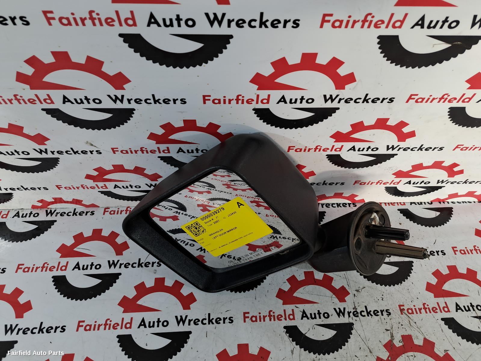2007-2018 Jeep Wrangler Left Door Mirror