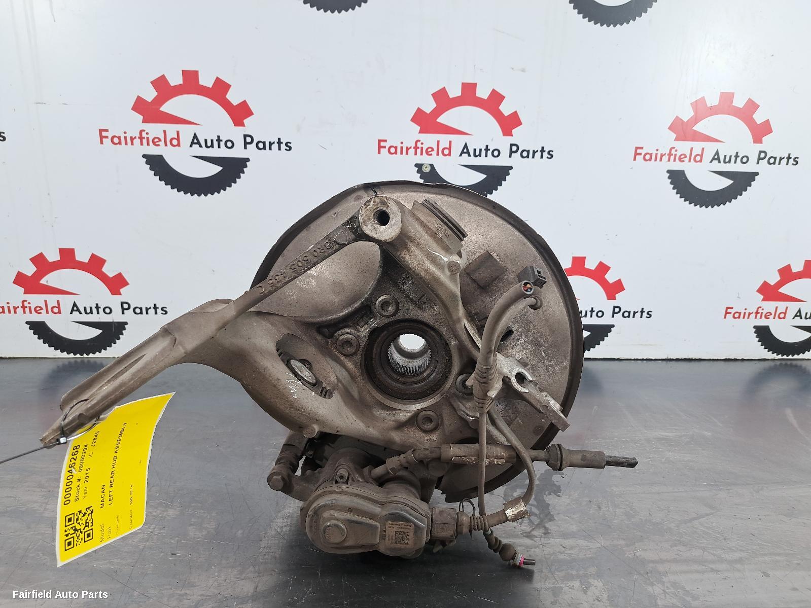 2014-2025 Porsche Macan Left Rear Hub Assembly