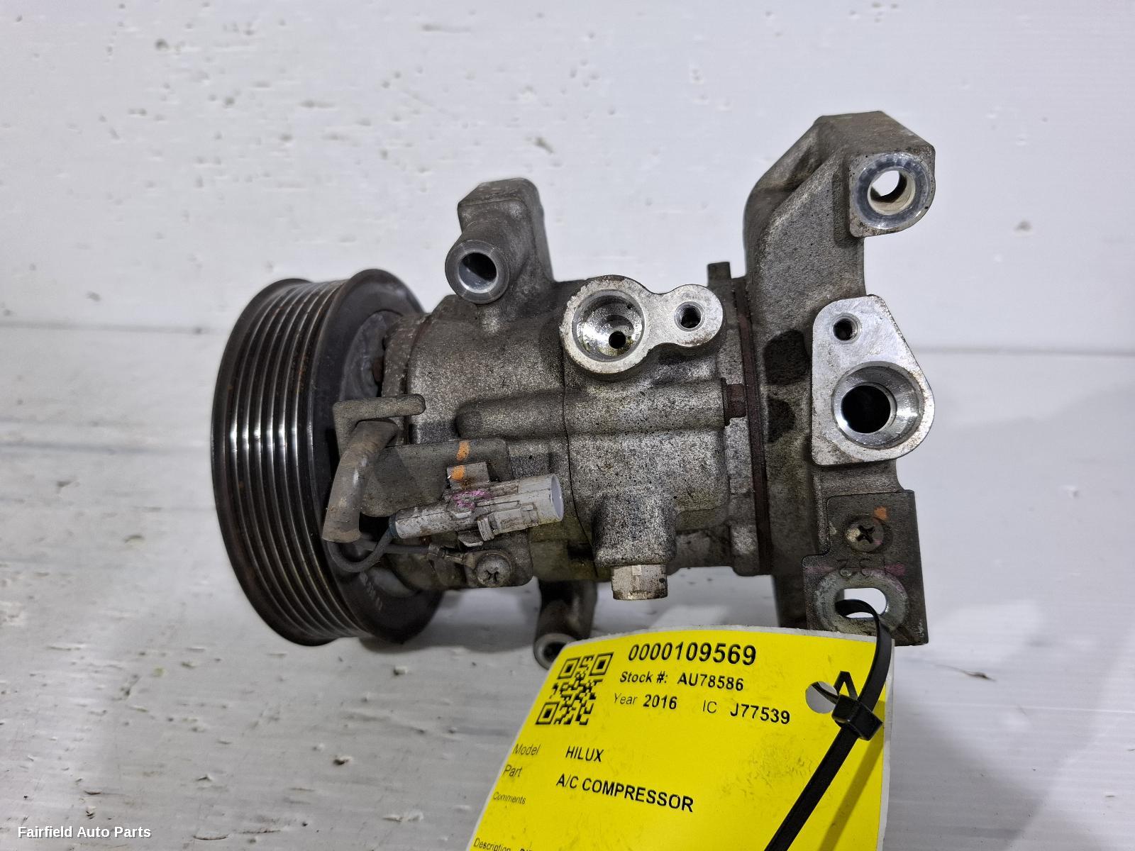 2015-2025 Toyota Hilux A C Compressor