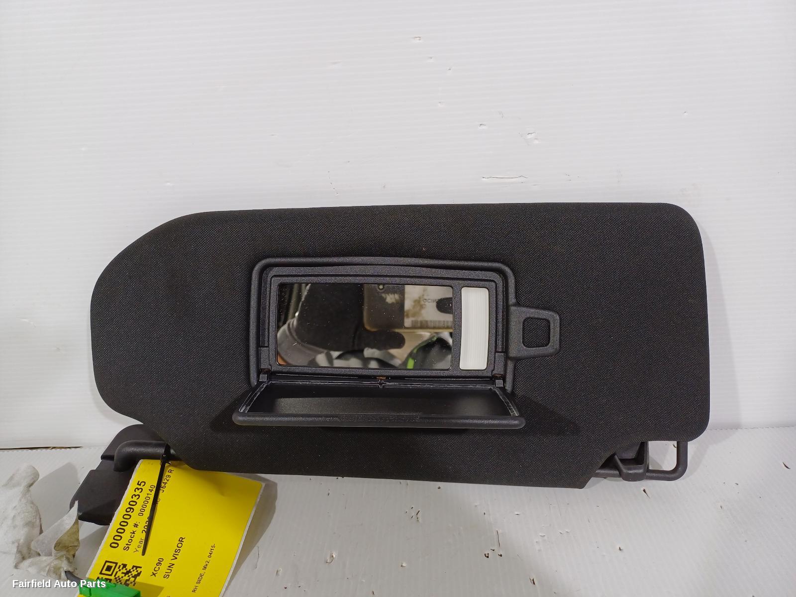 2015-2026 Volvo Xc90 Sunvisor