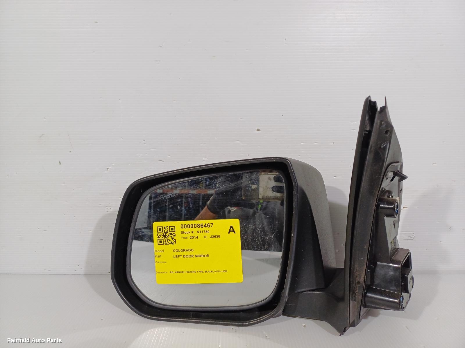 2012-2020 Holden Colorado Left Door Mirror