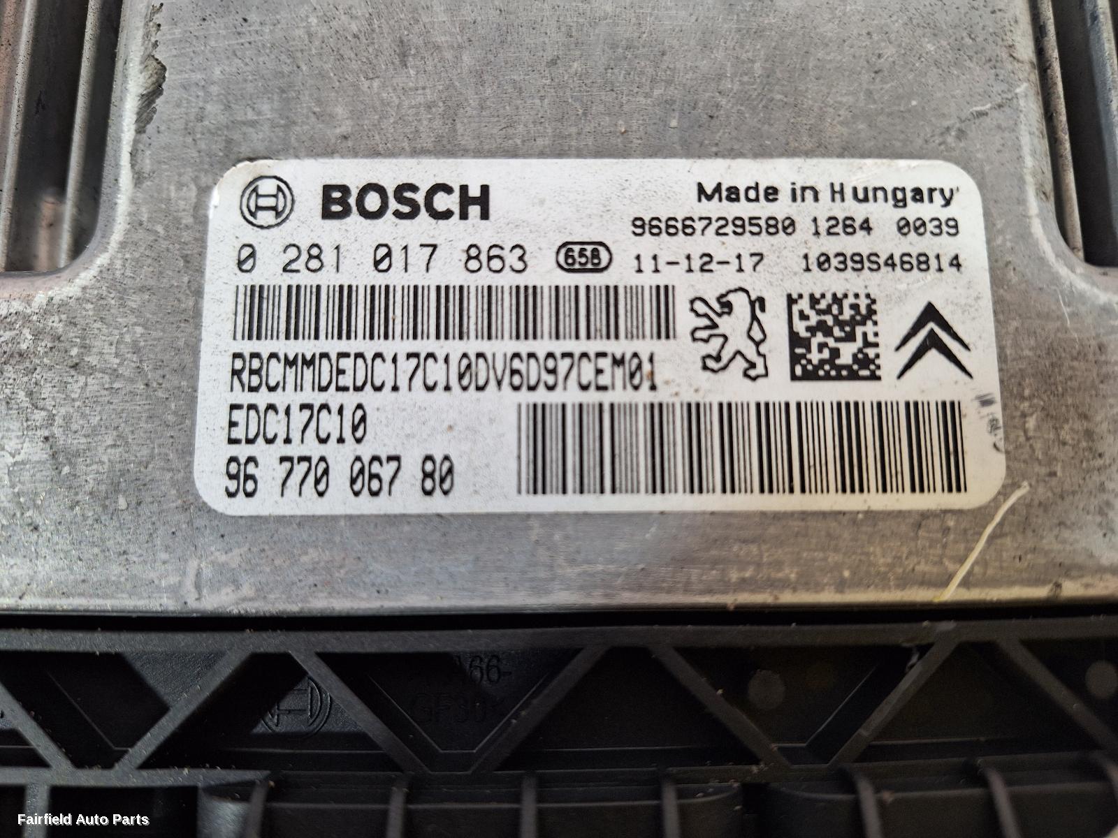 2009-2018 Citroen Berlingo Ecu