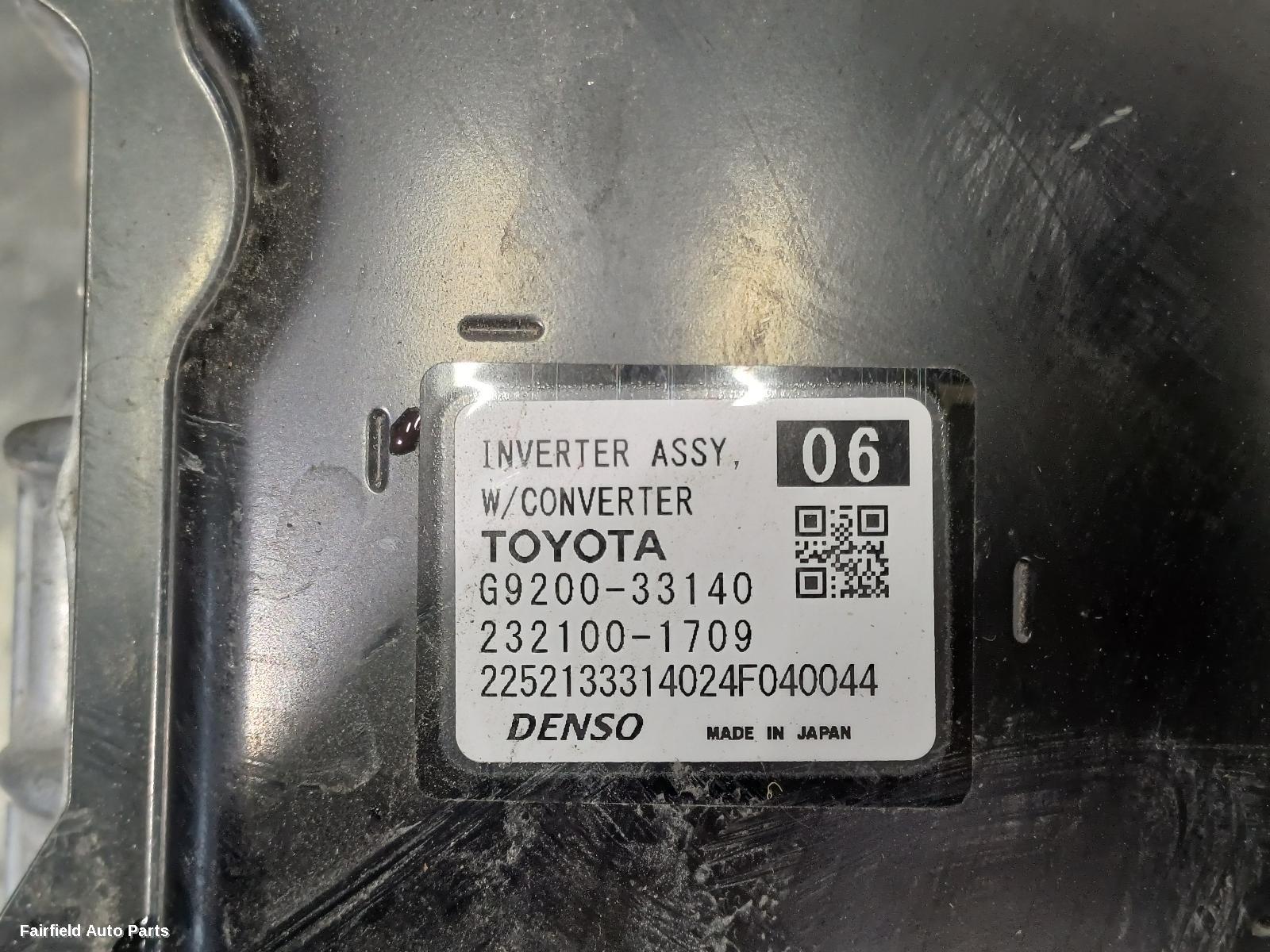 2018-2025 Toyota Rav4 Inverter
