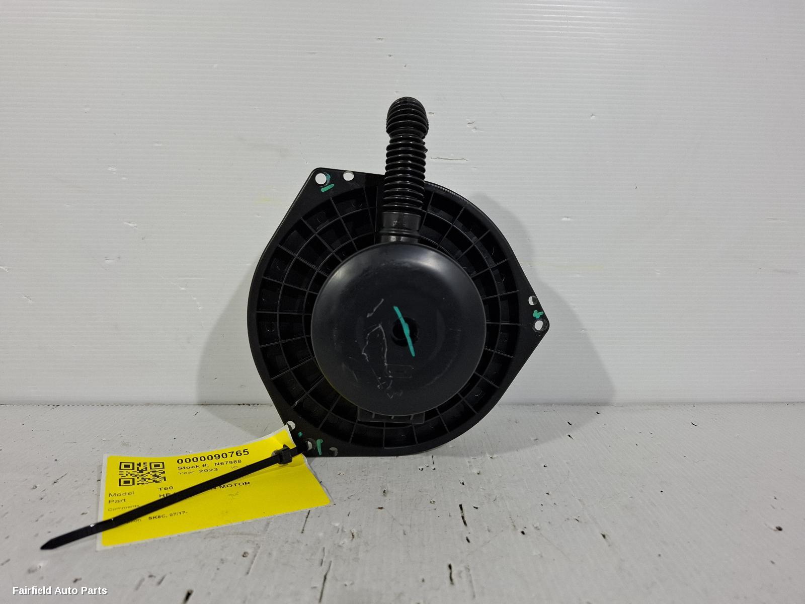 2021-2025 Ldv T60 Heater Fan Motor