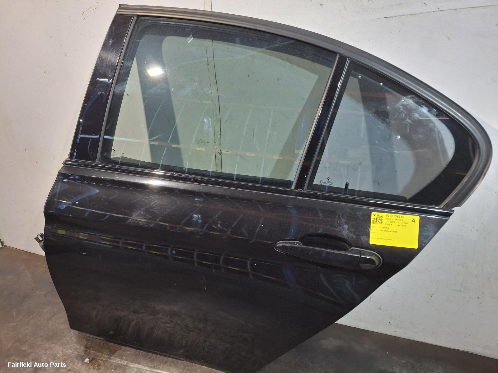 2011-2019 Bmw 3 Series Left Rear Door Sliding