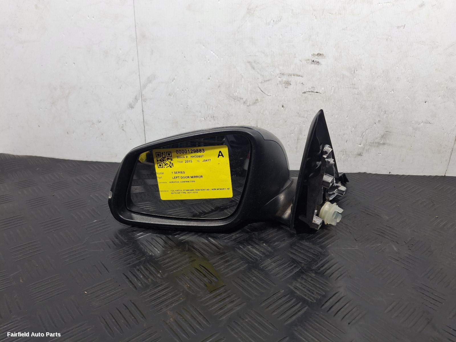2011-2016 Bmw 1 Series Left Door Mirror