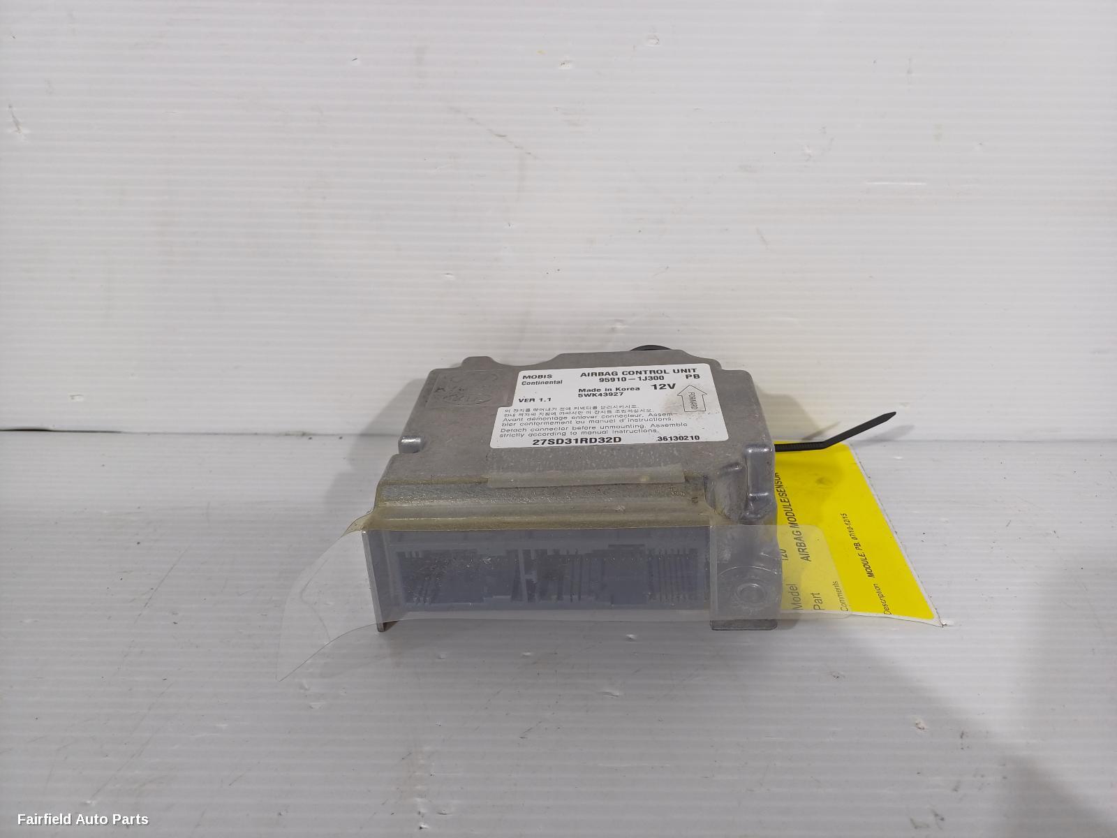 2010-2015 Hyundai I20 Airbag Module Sensor