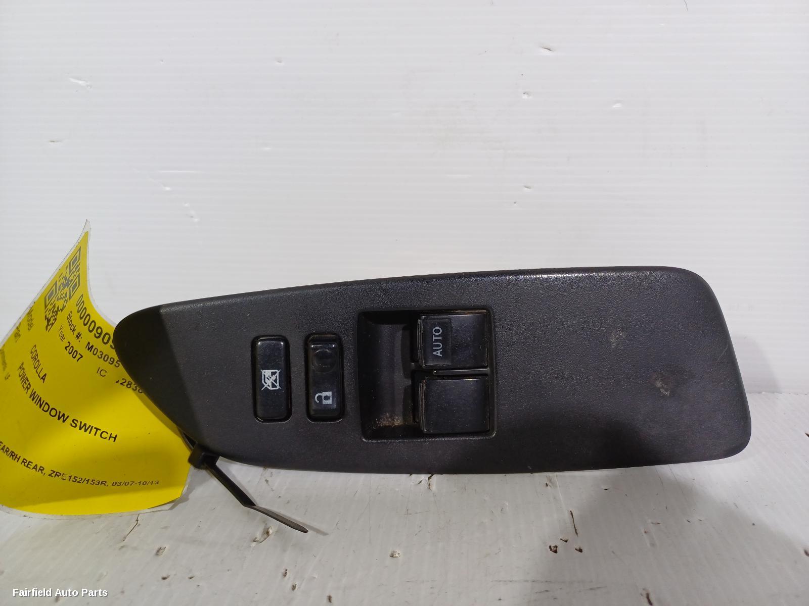 2007-2012 Toyota Corolla Pwr Dr Wind Switch