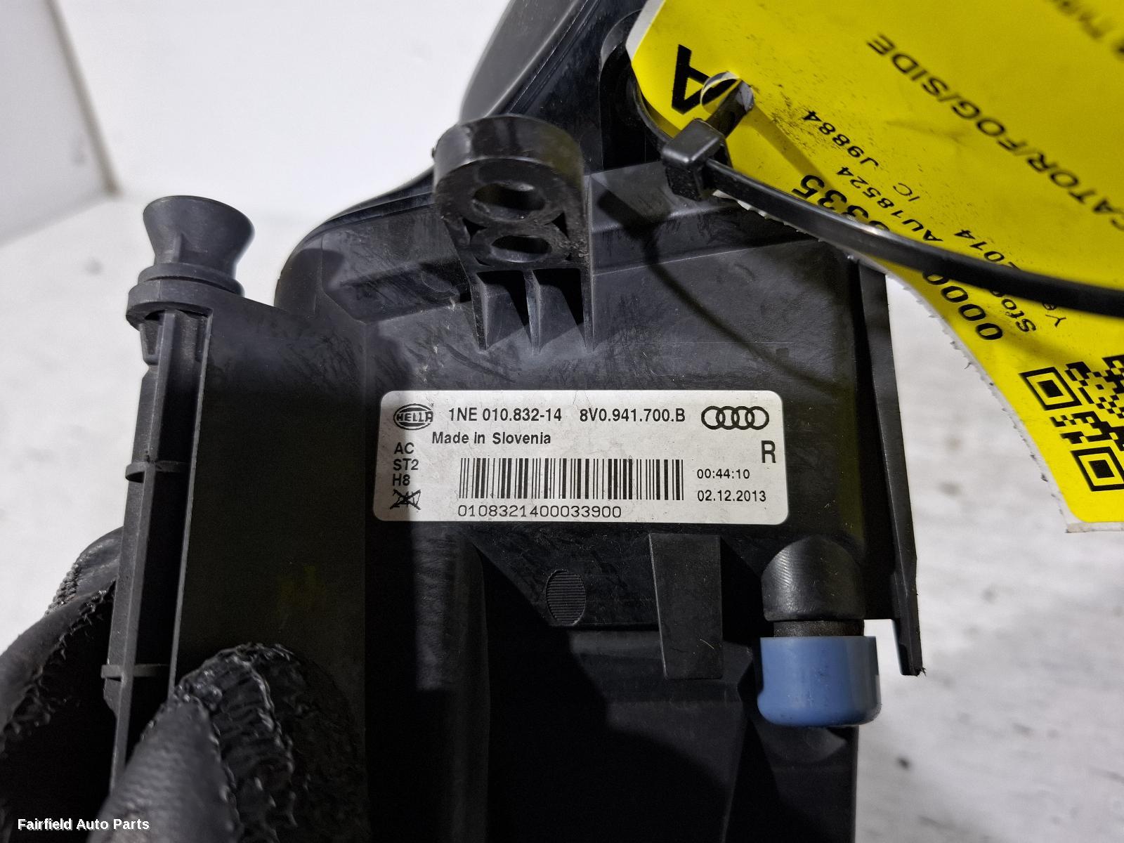 2013-2020 Audi A3 Right Indicator Fog Side