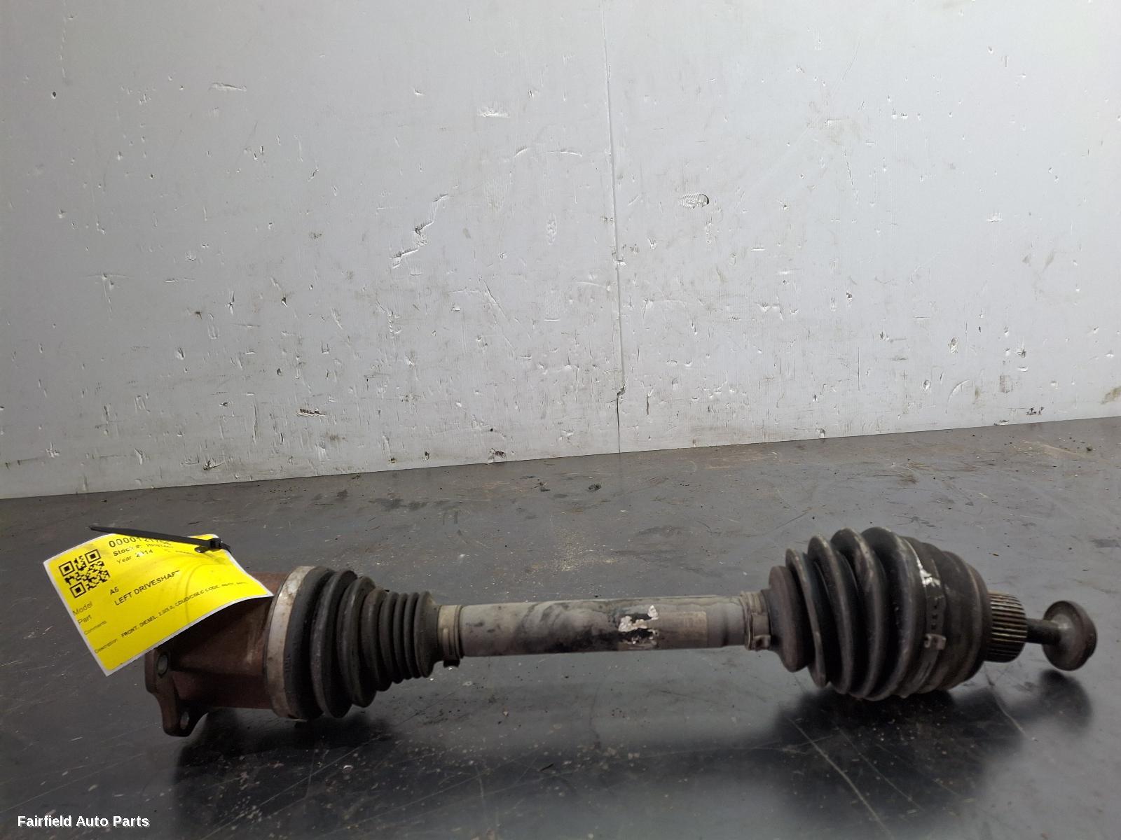 2011-2018 Audi A6 Left Driveshaft