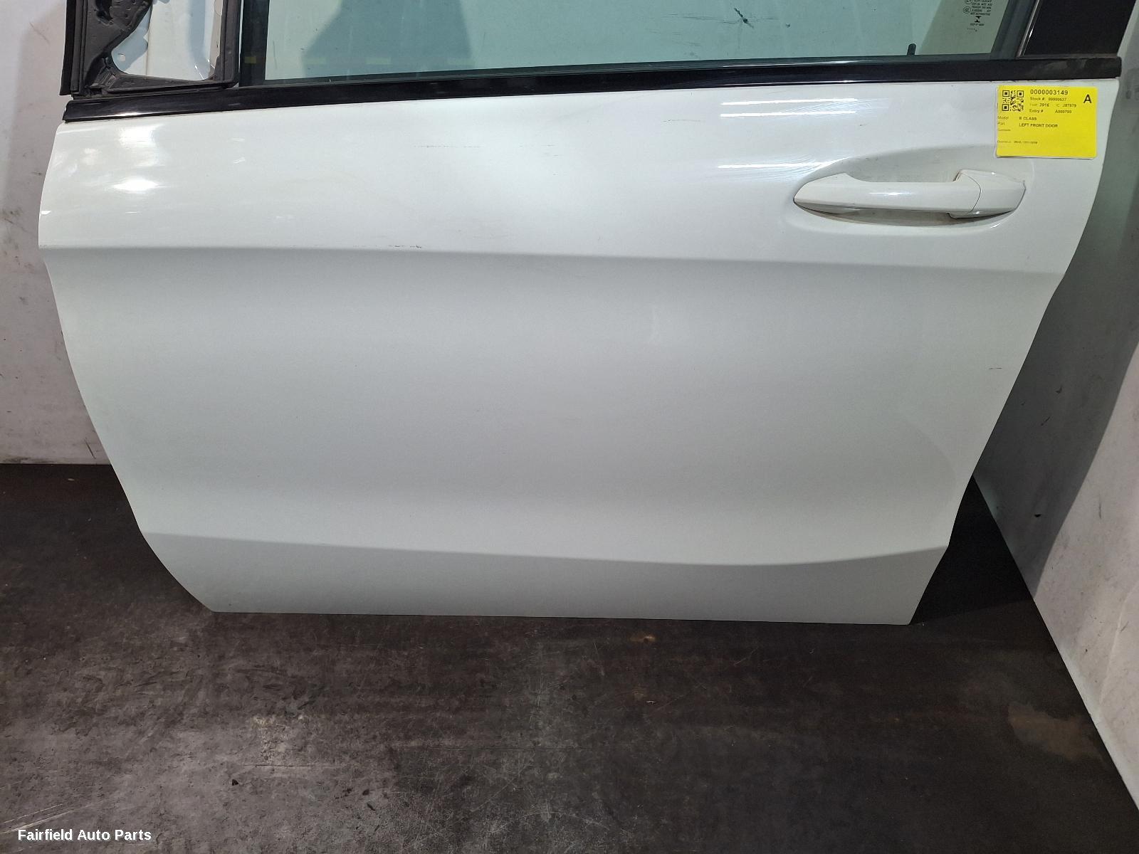 2011-2019 Mercedes B Class Left Front Door
