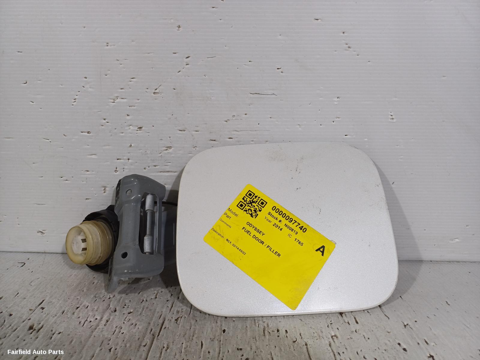 2014-2022 Honda Odyssey Fuel Door   Filler